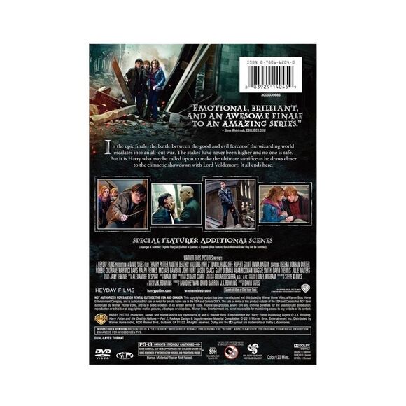 Harry Potter and the Deathly Hallows – Part 2 DVD New in Sealed Package - Picture 3 of 4